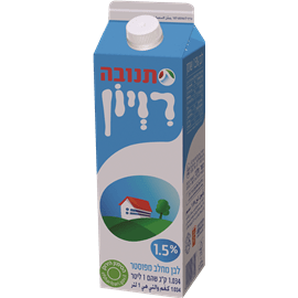 רויון 1.5% שומן בקרטון