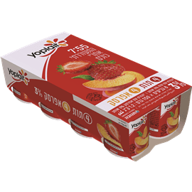 יופלה אפרסק ותות 3% 6+2