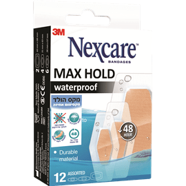 פלסטר ווטרפרוף מקס הולד