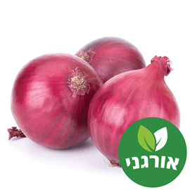 בצל אדום יבש אורגני יבוא