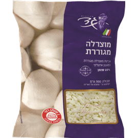 גבינת מוצרלה מגורדת 22%