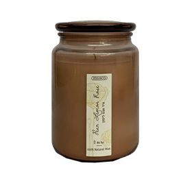 נר מבושם  ענק חום 538