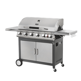 גריל גז 6 מבערי נירוסטה