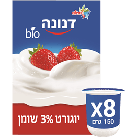 דנונה תות 3% מארז