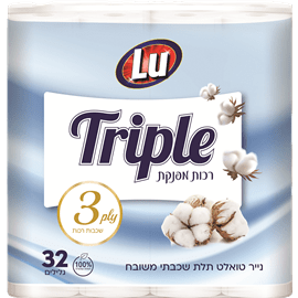 נייר טואלט תלת שכבתי