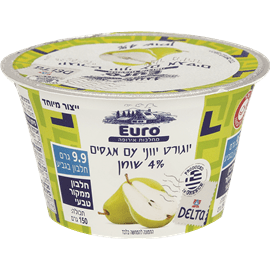 יוגורט עם אגסים 4%