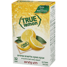 אבקת משקה TRUE מלימונים