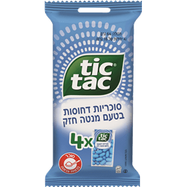 סוכריות טיק טק מנטה חזקה