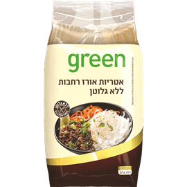 אטריות אורז רחבות לל"ג