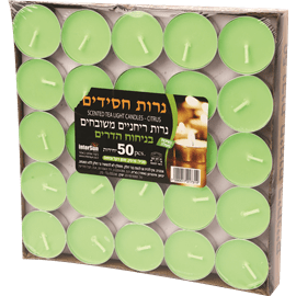 נרות חימום ריחניים בניחוח הדרים 50 יח