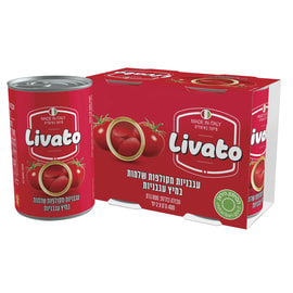 עגבניות שלמ400*2ג LIVATO