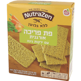 קרקר פריך ירקות אורגני