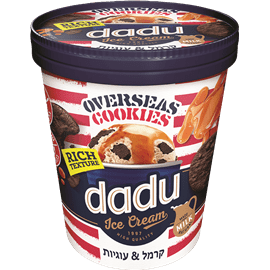 גלידת קרמל&ביסקוויט DADU