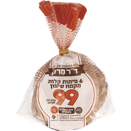 פיתות קלות שיפון 6 יח'