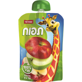 מחית תפוח בפאוץ