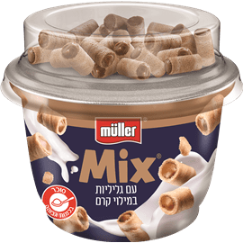 יוגורט מולר מיקס גליליות