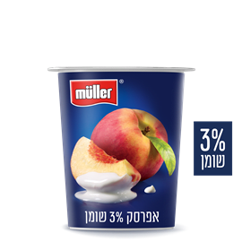 יוגורט אפרסק 3% שומן