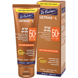 אולטרסול קרם פנים+SPF50