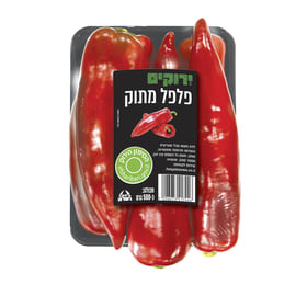 פלפל מתוק ארוז 500גרם