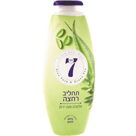 תחליב רחצה נקה 7 אלוורה