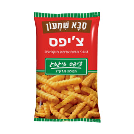 ציפס קפוא זיגזג 1.5 ק"ג