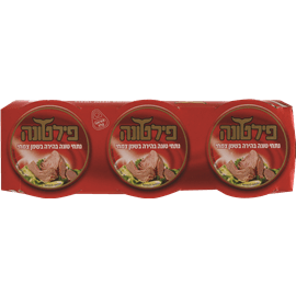 נתחי טונה בהירה שמן צמחי