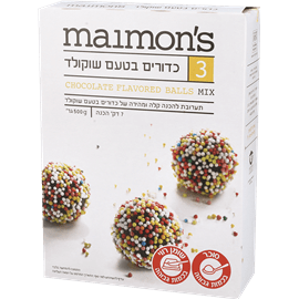 תערובת כדורי שוקולד
