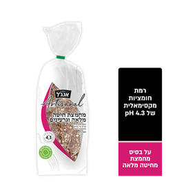 לחם מחמצת ח.מלאה+גרעינים