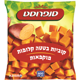 קוביות בטטה קלופות מוקפא