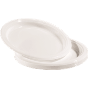 צלחת גדולה לבנה ELEGANT