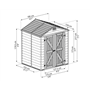 מחסן סקיילייט טאן 6X5