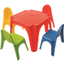 סט שולחן ילדים + 4 כסאות