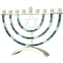 חנוכייה מאלומיניום