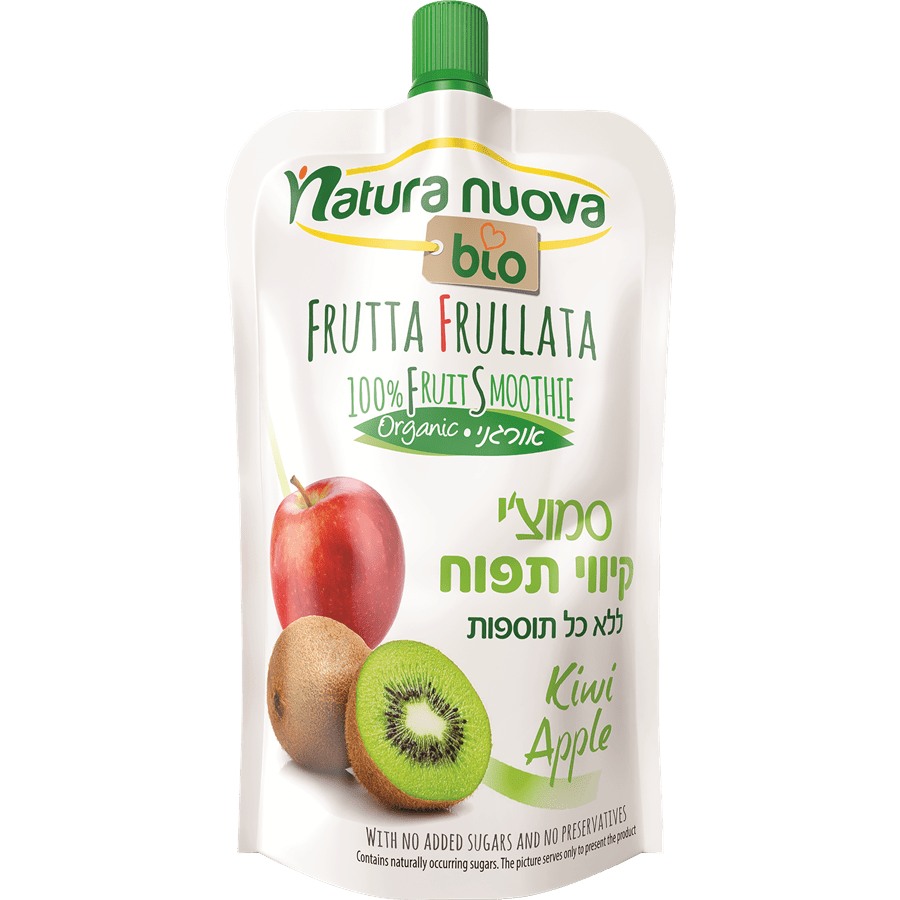 סמוזי תפוח קיווי 100 גר נטורה נובה