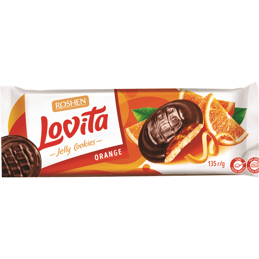 עוגיות תפוז 135 גר LOVITA