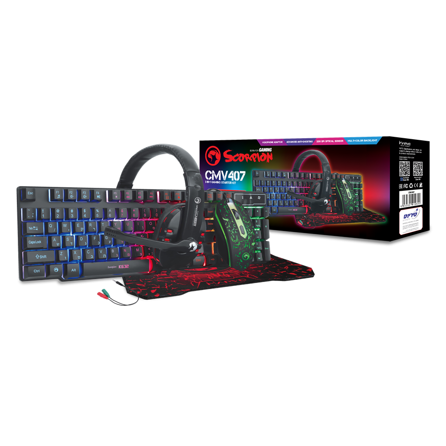 ערכת גיימינג 5ב1 מקצועי