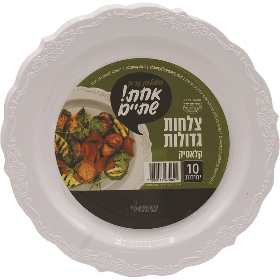 צלחות גדולות קלאסי