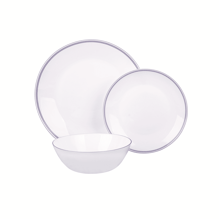 סט צלחות 18 ח' אופלPEARL