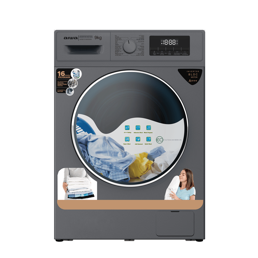 מכונת כביסה 9 ק"ג כסופה