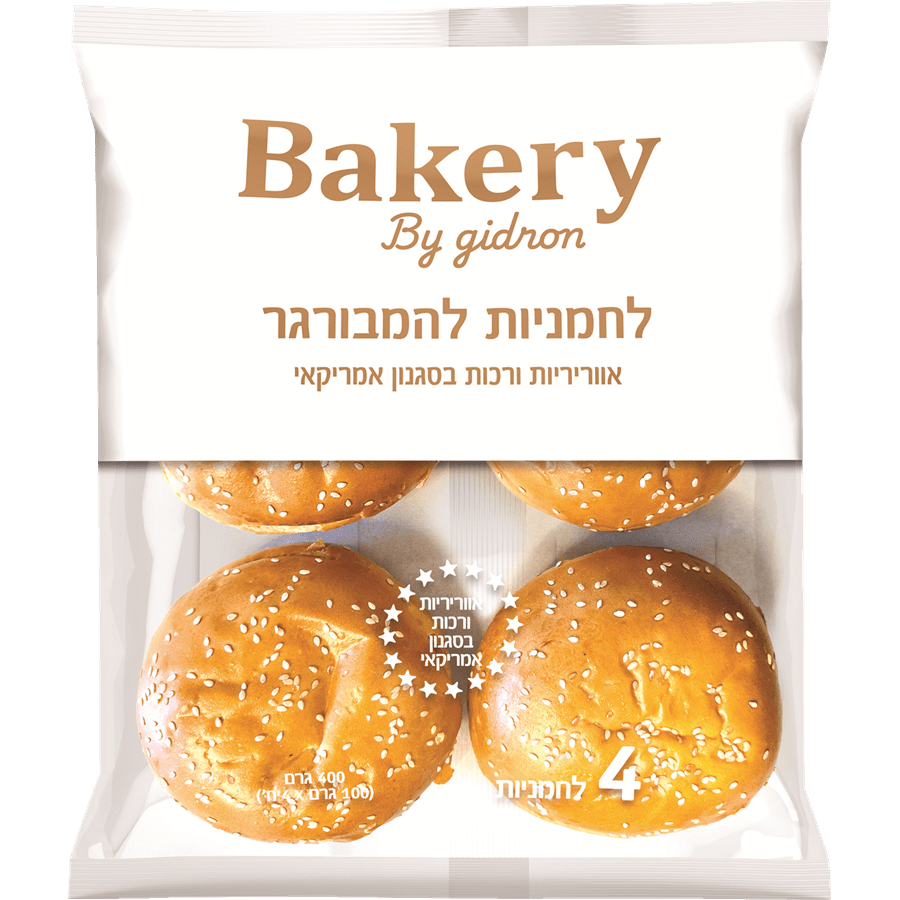 לחמניות המבורגר 100*4גרם