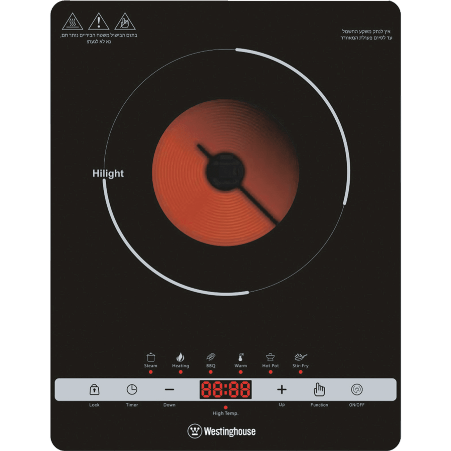 כירה קרמית דיגיטלית טאצ'