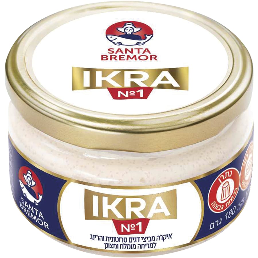 איקרה ביצי דג טרוטונית והרינג 180 גר` SA