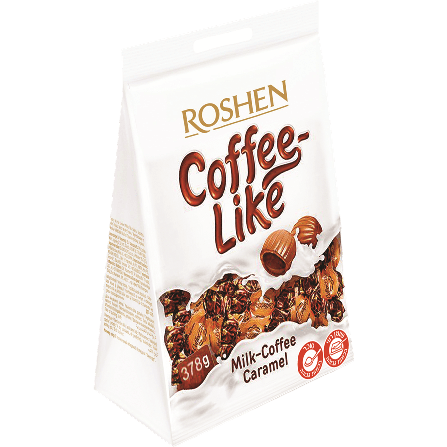 סוכריות ממולאות חלב קפה 378 גר ROSHEN