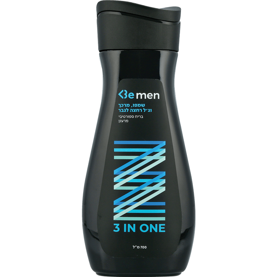 ג'ל רחצה לגבר 3 ב-1