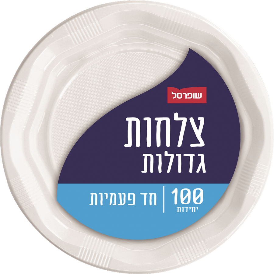 צלחות BASIC גדולות
