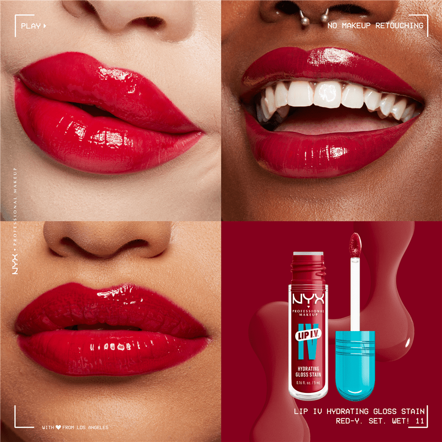 גלוס LIP I.V עמיד גוון 11 READY SET WET