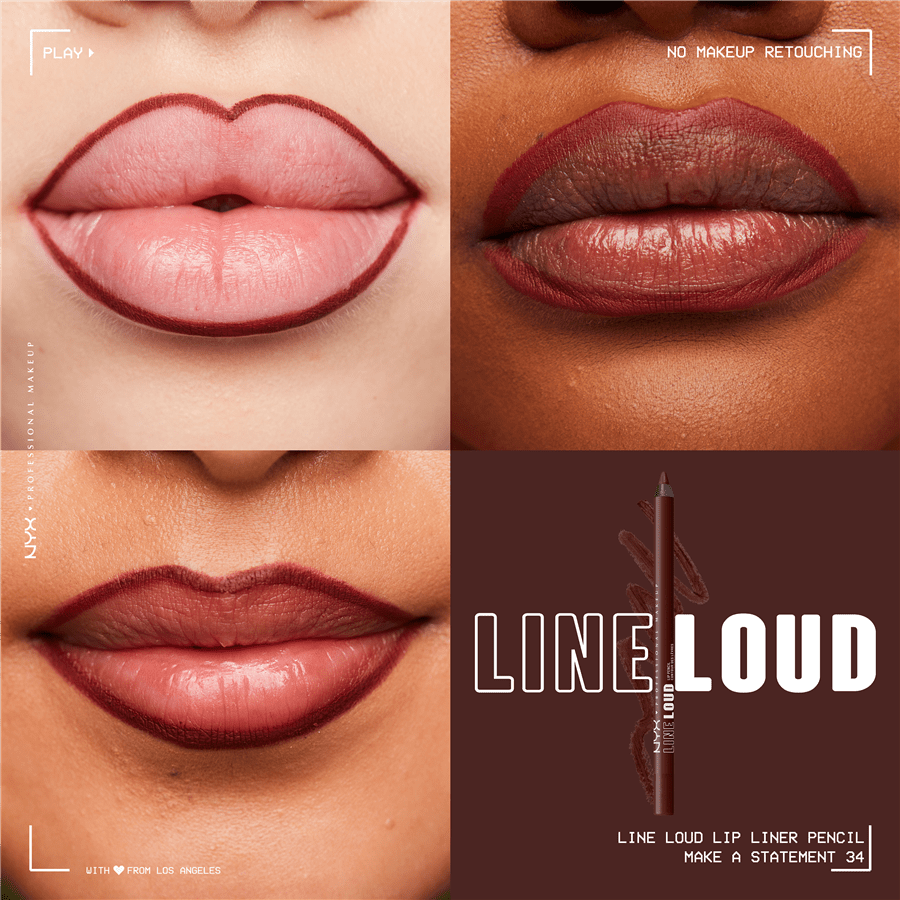 עפרון תוחם שפתיים LINE LOUD גוון 34 MAKE