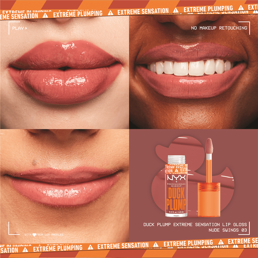 גלוס מנפח שפתיים DUCK PLUMP למראה שפתיים