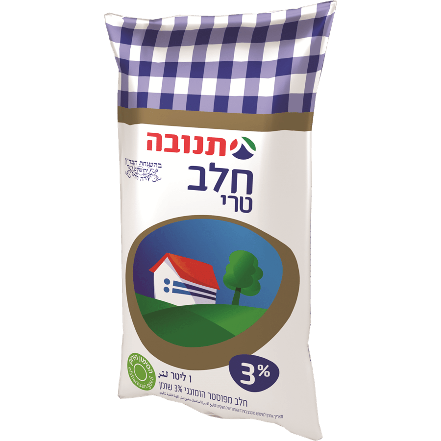 תנובה חלב שקית מהדרי