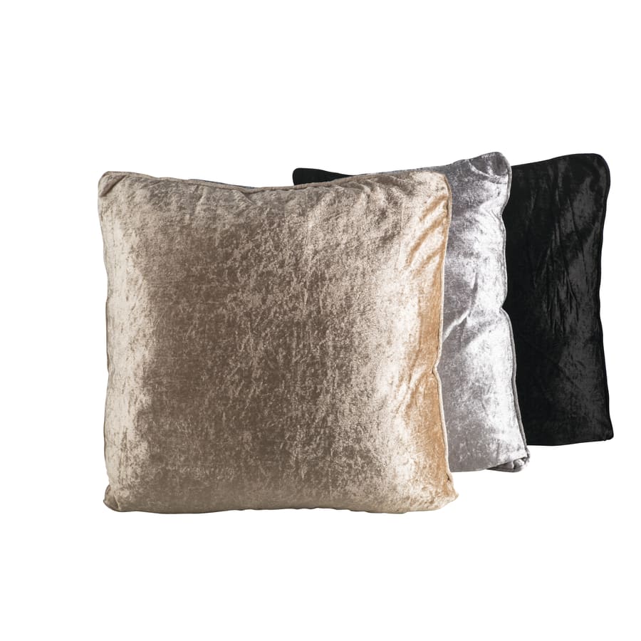 כרית נוי קטיפה shiny